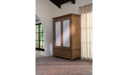 Lillian Tall Cabinet Brown.