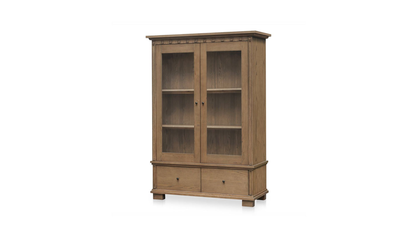 Lillian Tall Cabinet Brown.