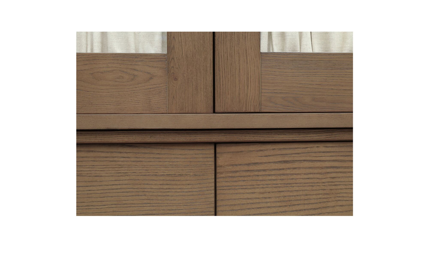 Lillian Tall Cabinet Brown.