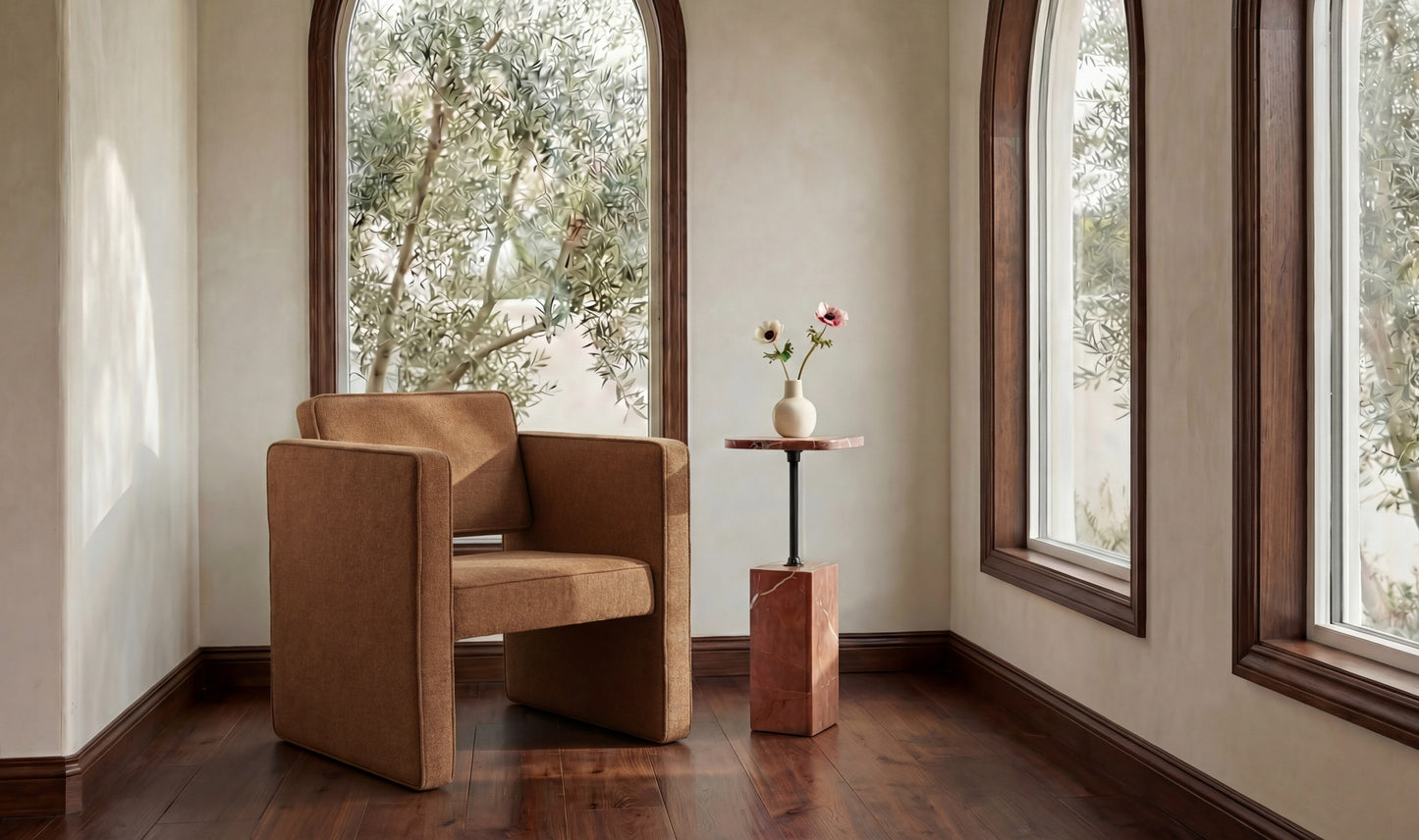 Harris Accent Chair Burgundy.