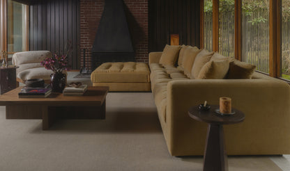 Davie Lounge Modular Sectional Golden Yellow.