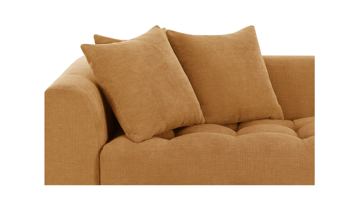 Davie Lounge Modular Sectional Golden Yellow.
