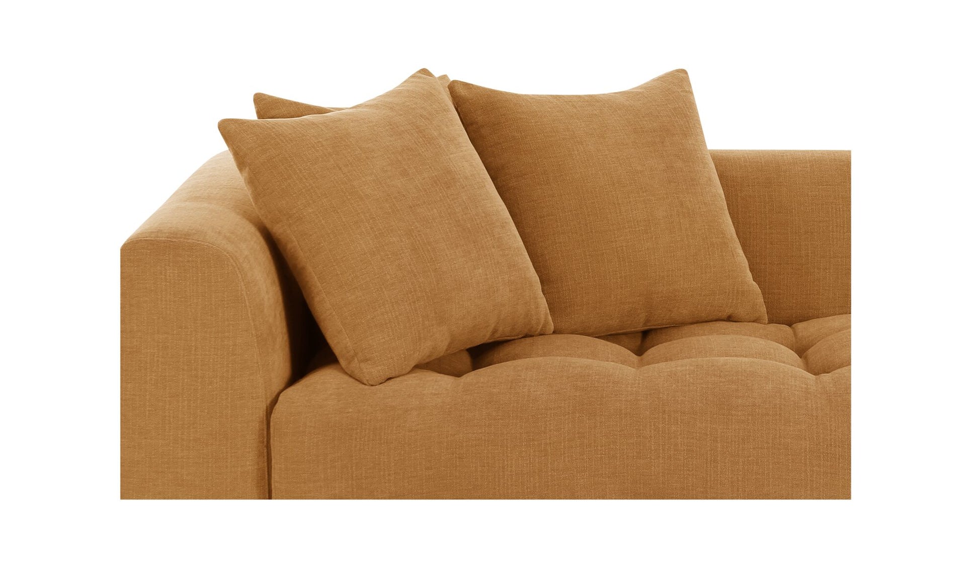 Davie Lounge Modular Sectional Golden Yellow.