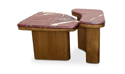 Abi Nesting Coffee Table Levante Marble.