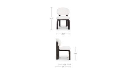 Sami Dining Chair White Set Of Two