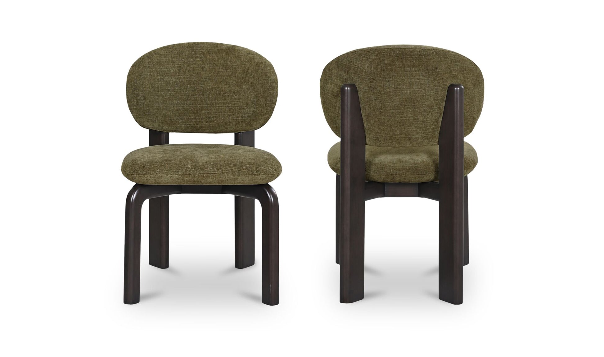 Sami Dining Chair Olive Set of Two.