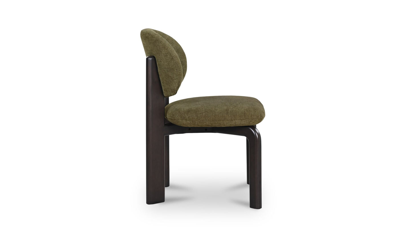Sami Dining Chair Olive Set of Two.
