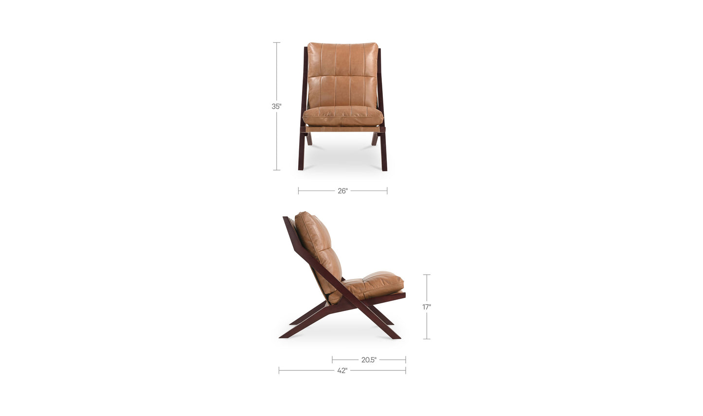 Preston Accent Chair Tan.