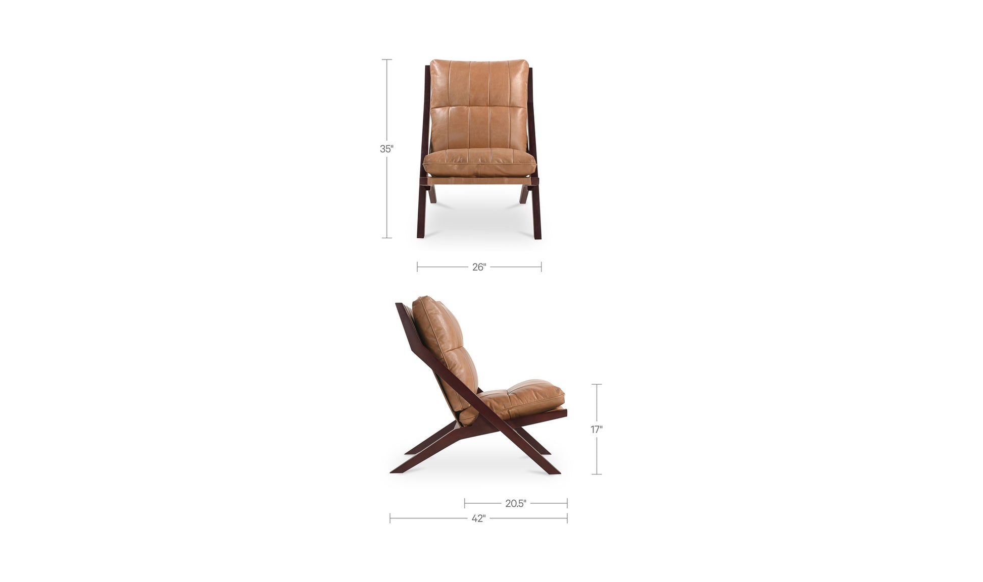 Preston Accent Chair Tan.