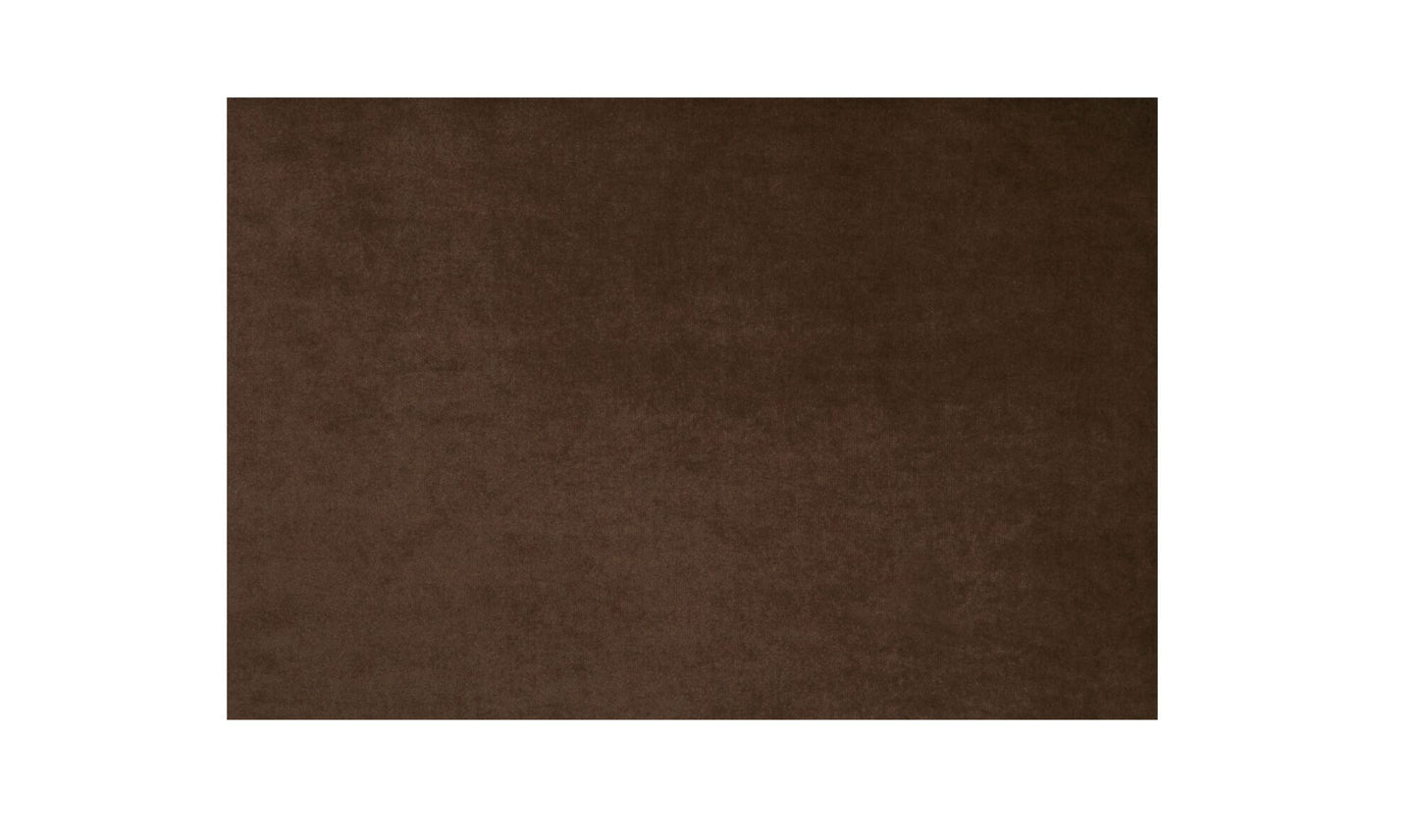 Harmony Sofa Dark Brown Faux Mohair.