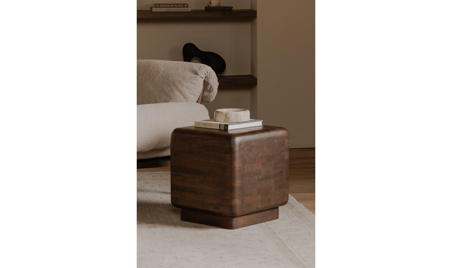 Eton Side Table Dark Brown.