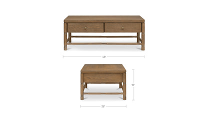 Evermore Coffee Table Brown.