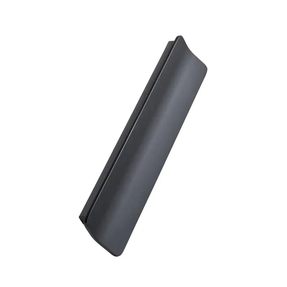 Matte Black "Leaf" Tab Drawer Pulls.