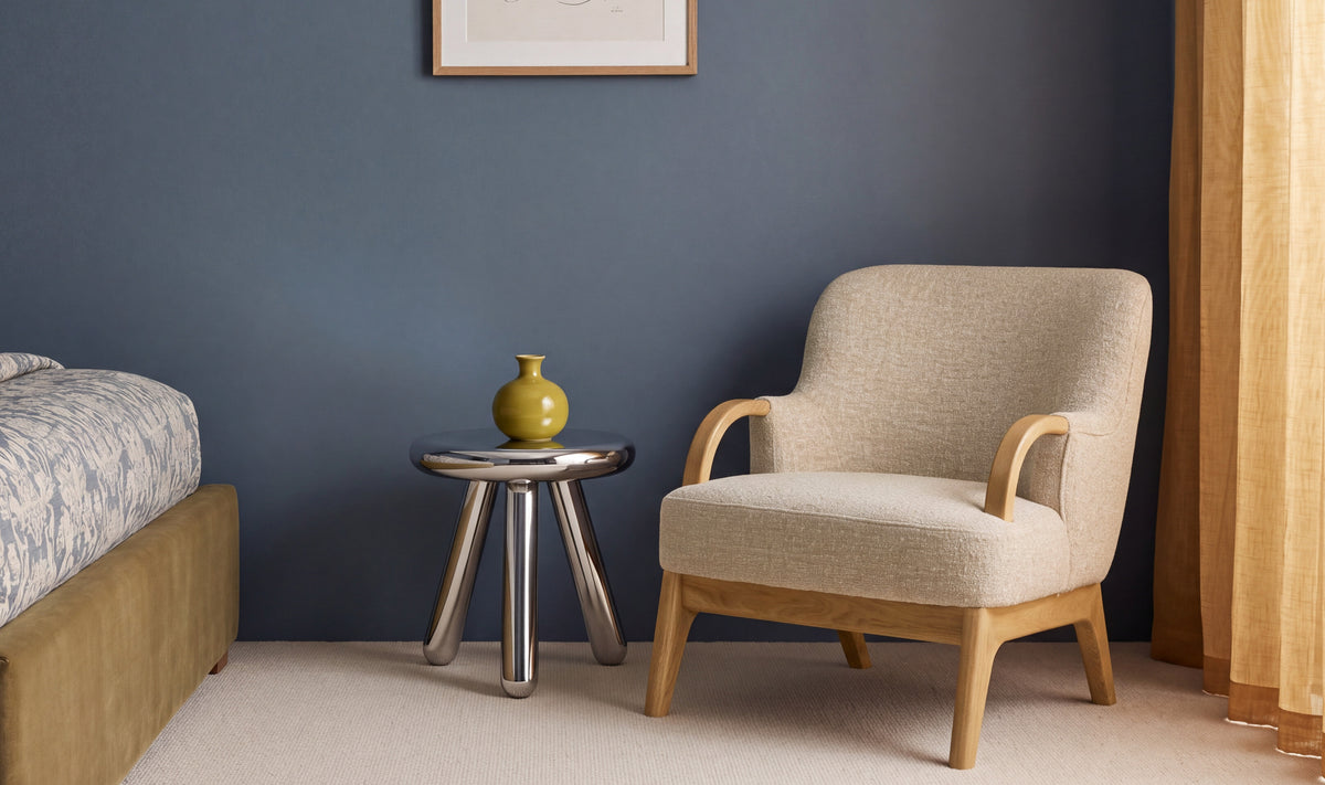 Joy Accent Table Silver.