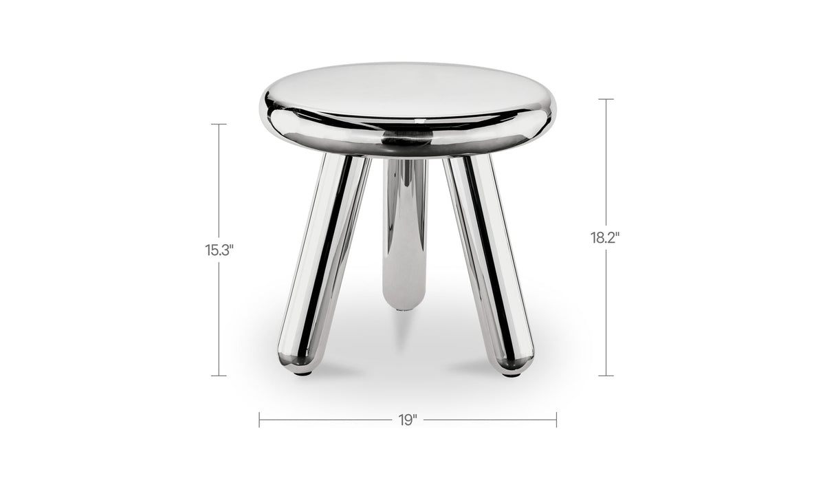 Joy Accent Table Silver.