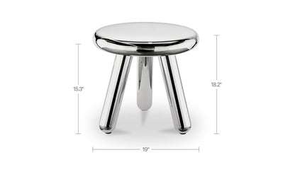 Joy Accent Table Silver.