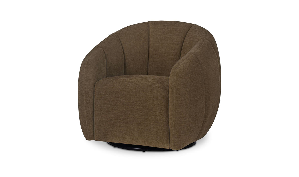 Mindy Swivel Chair Cool Brown.
