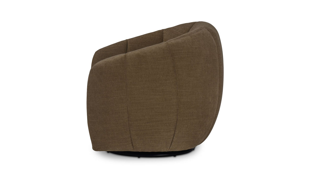 Mindy Swivel Chair Cool Brown.