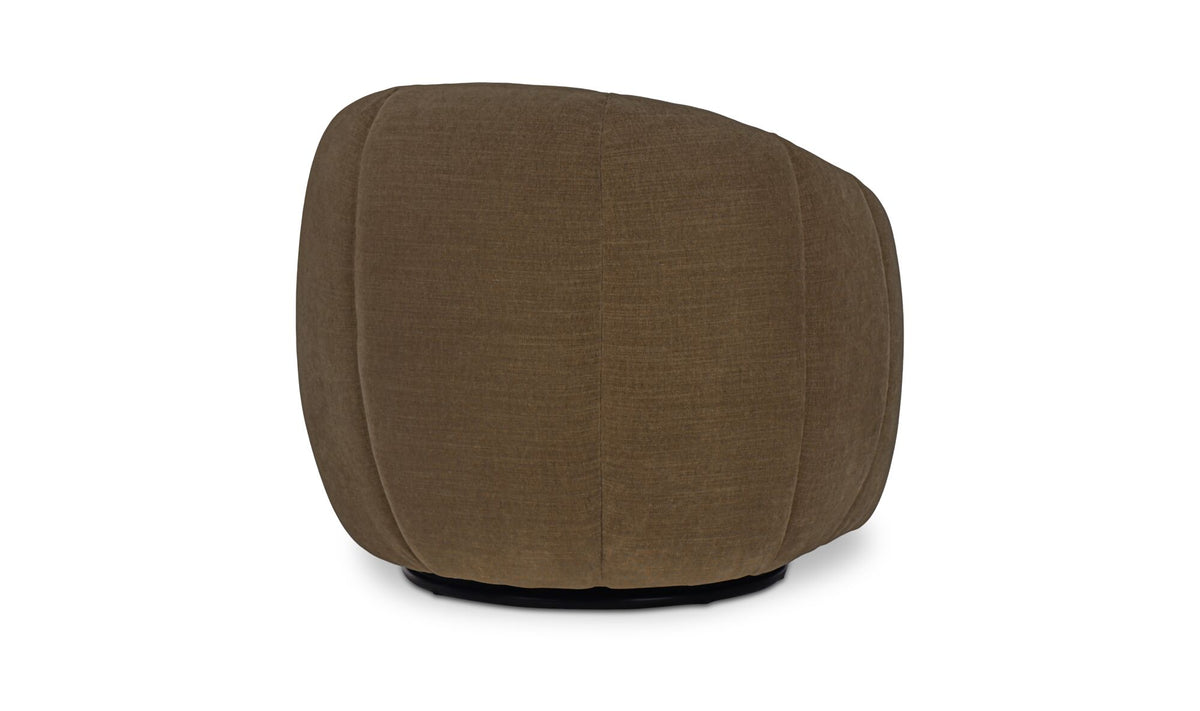 Mindy Swivel Chair Cool Brown.