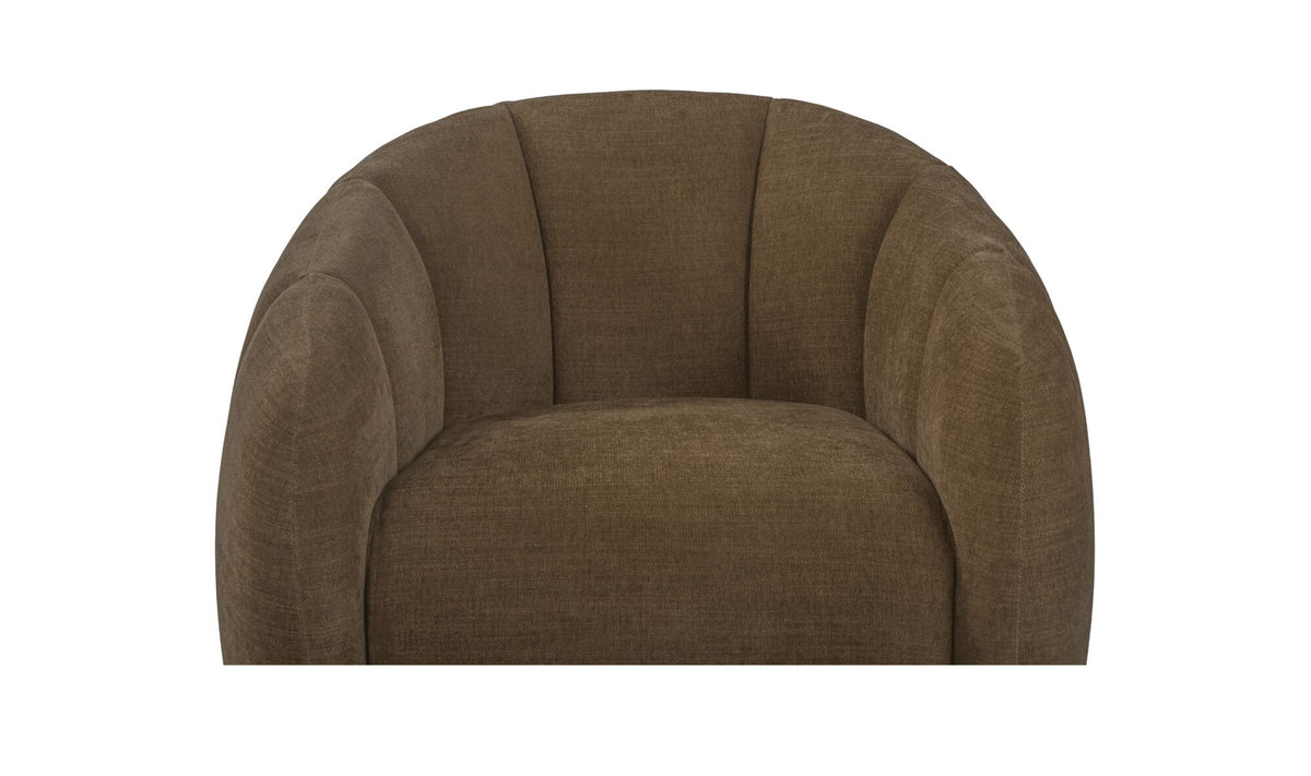 Mindy Swivel Chair Cool Brown.