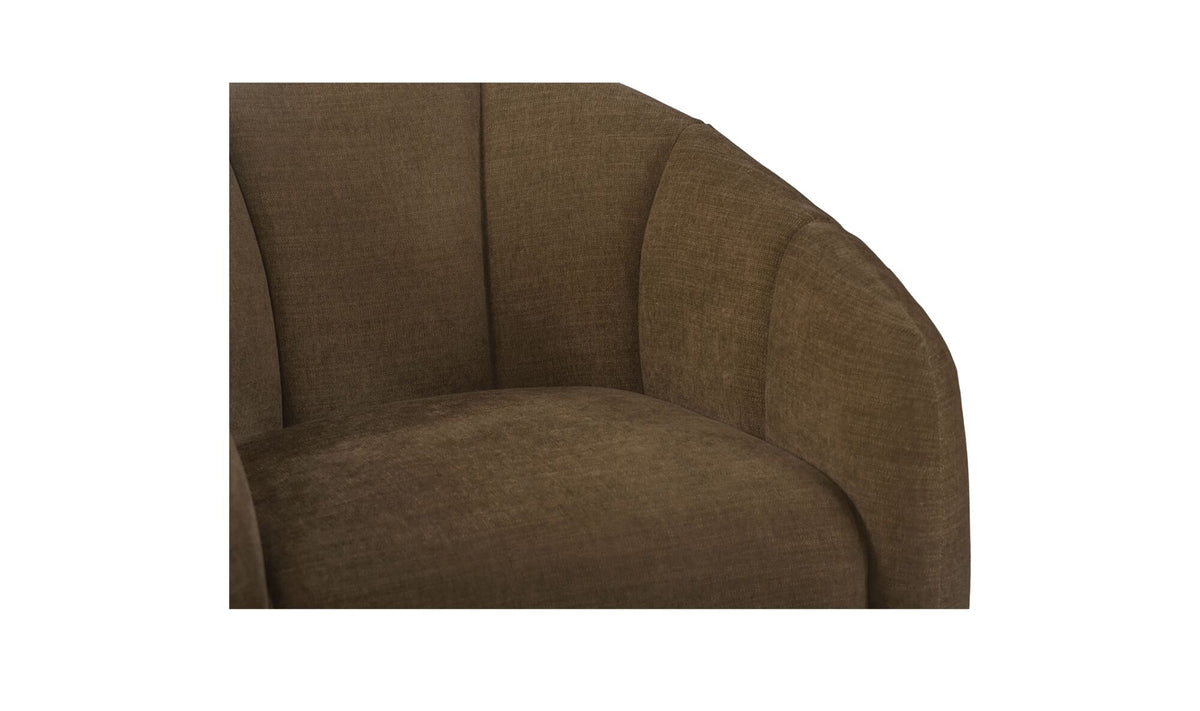 Mindy Swivel Chair Cool Brown.