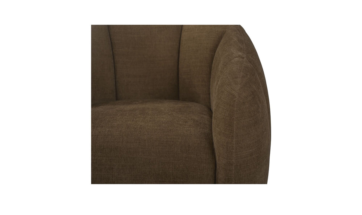 Mindy Swivel Chair Cool Brown.