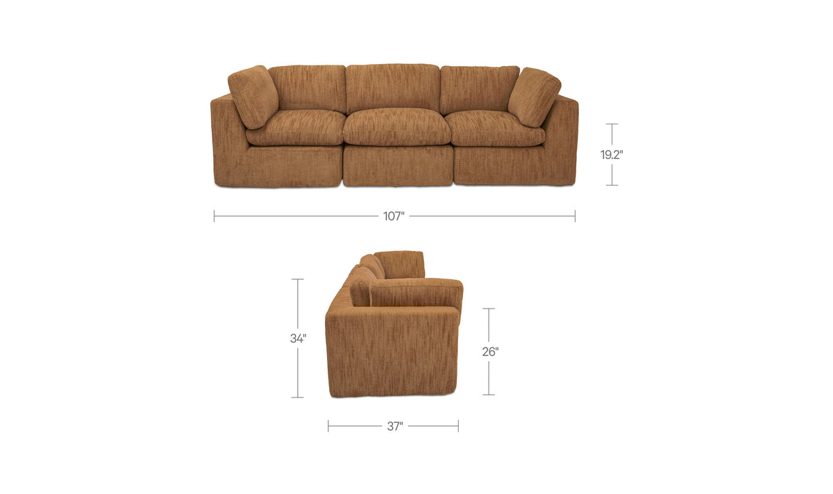 Cates Modular Sofa Golden Wheat.