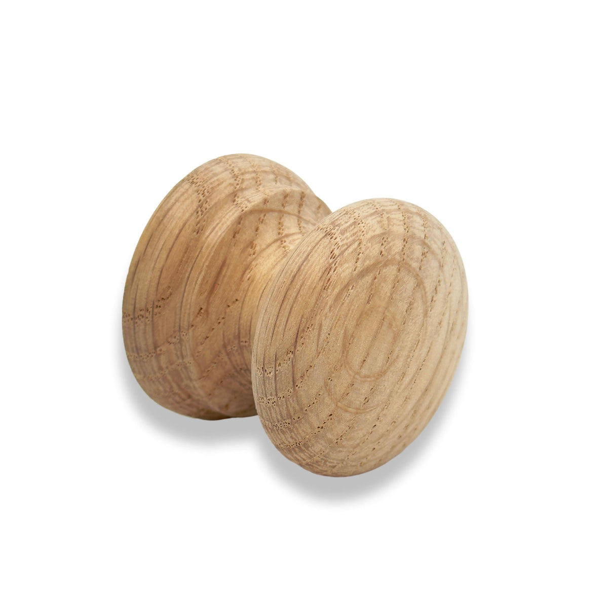 Round Oak Cabinet Knob "Pinecrest" Wood Knob.