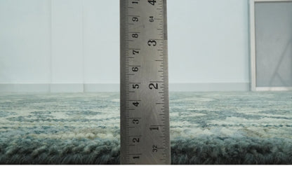 Hand Knotted Ivory, and Shades of Gray Traditional Custom made wool rug.