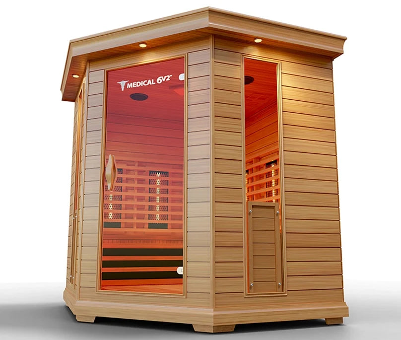 6 Person Indoor Infrared Full Spectrum Sauna | Medical 6 Plus™.