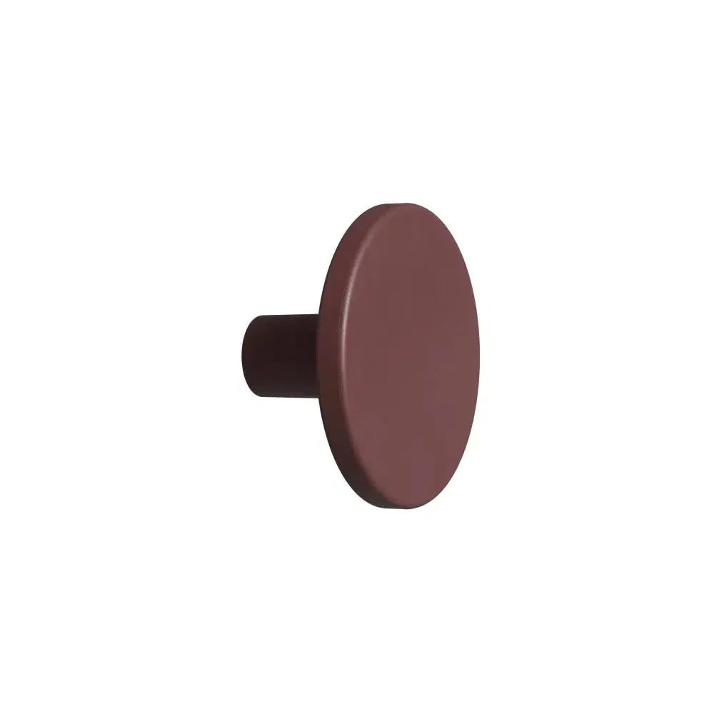 Maroon Red "Plato" Cabinet Knob and Drawer Pull.