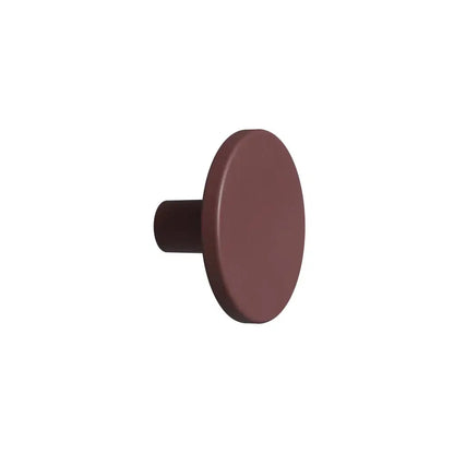 Maroon Red "Plato" Cabinet Knob and Drawer Pull.