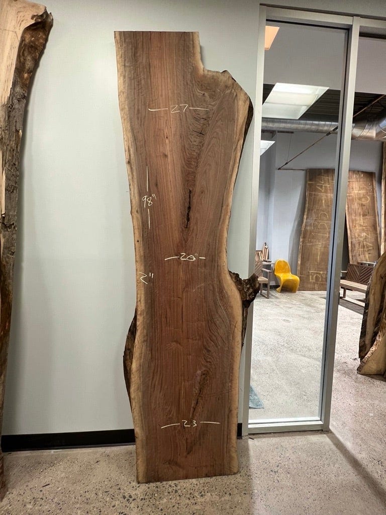 Losa de nogal negro de 98"