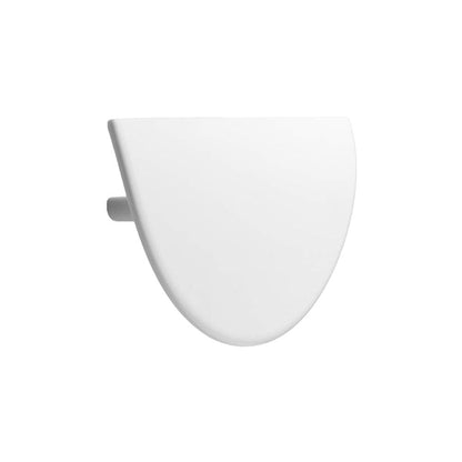 Semi-Circle "Horizon" White Drawer Pulls.