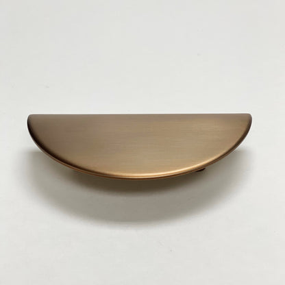 Semi-Circle "Horizon" Brushed Bronze Drawer Pulls