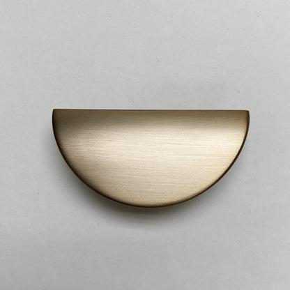 Semi-Circle "Horizon" Brushed Bronze Drawer Pulls
