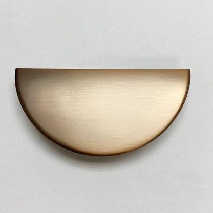 Semi-Circle "Horizon" Brushed Bronze Drawer Pulls