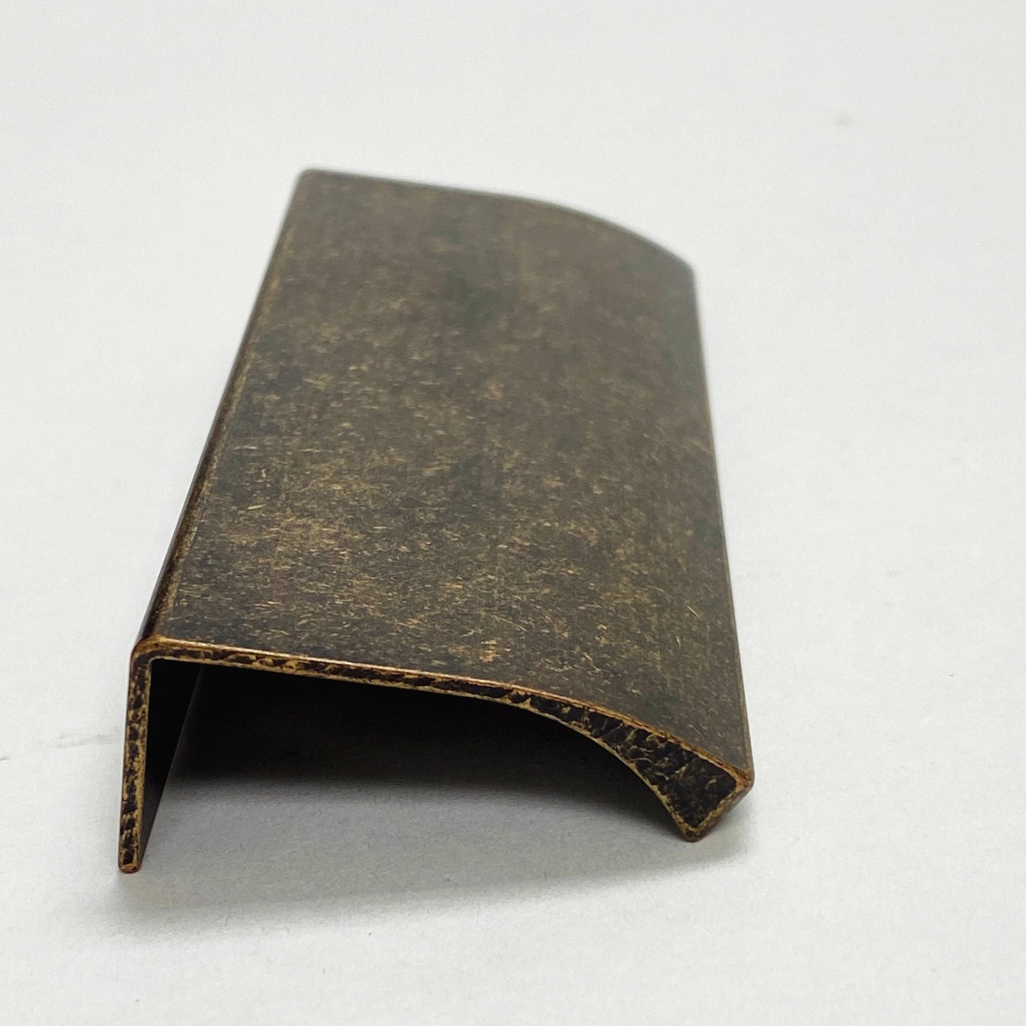 Tab Antique Brass "Edge" Finger Drawer Pulls