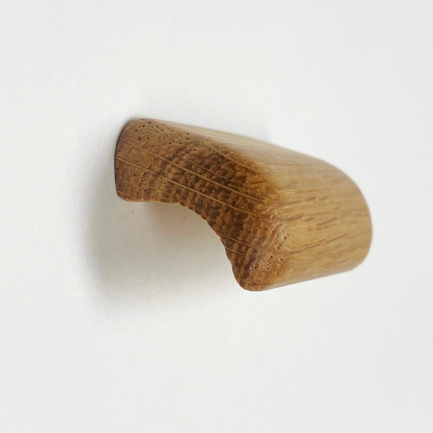 Lacquered Oak "Glove" Wood Drawer Handles