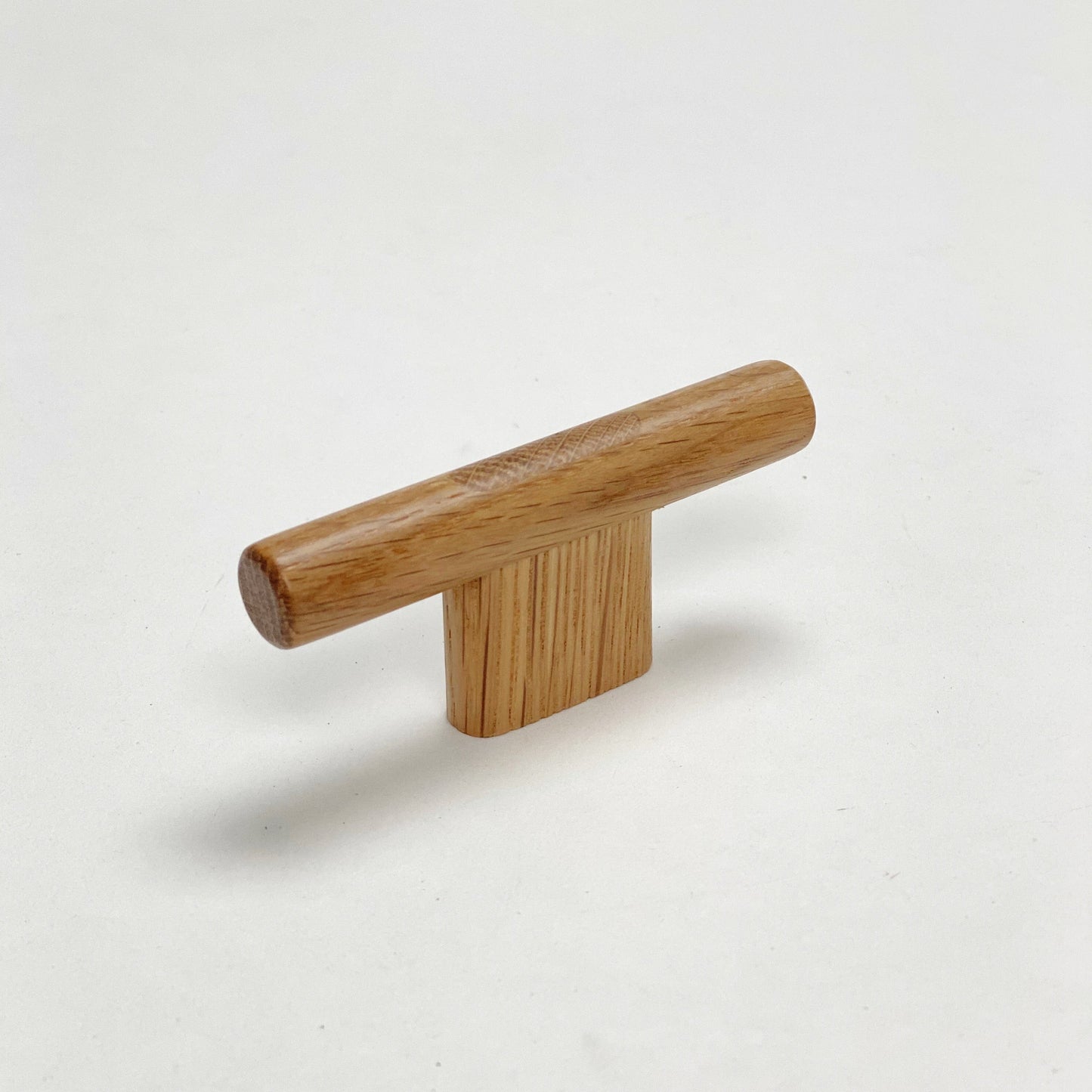 Lacquered Oak "Join" Wood Cabinet Knobs and Drawer Handles
