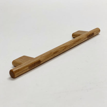 Lacquered Oak "Join" Wood Cabinet Knobs and Drawer Handles