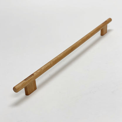 Lacquered Oak "Join" Wood Cabinet Knobs and Drawer Handles