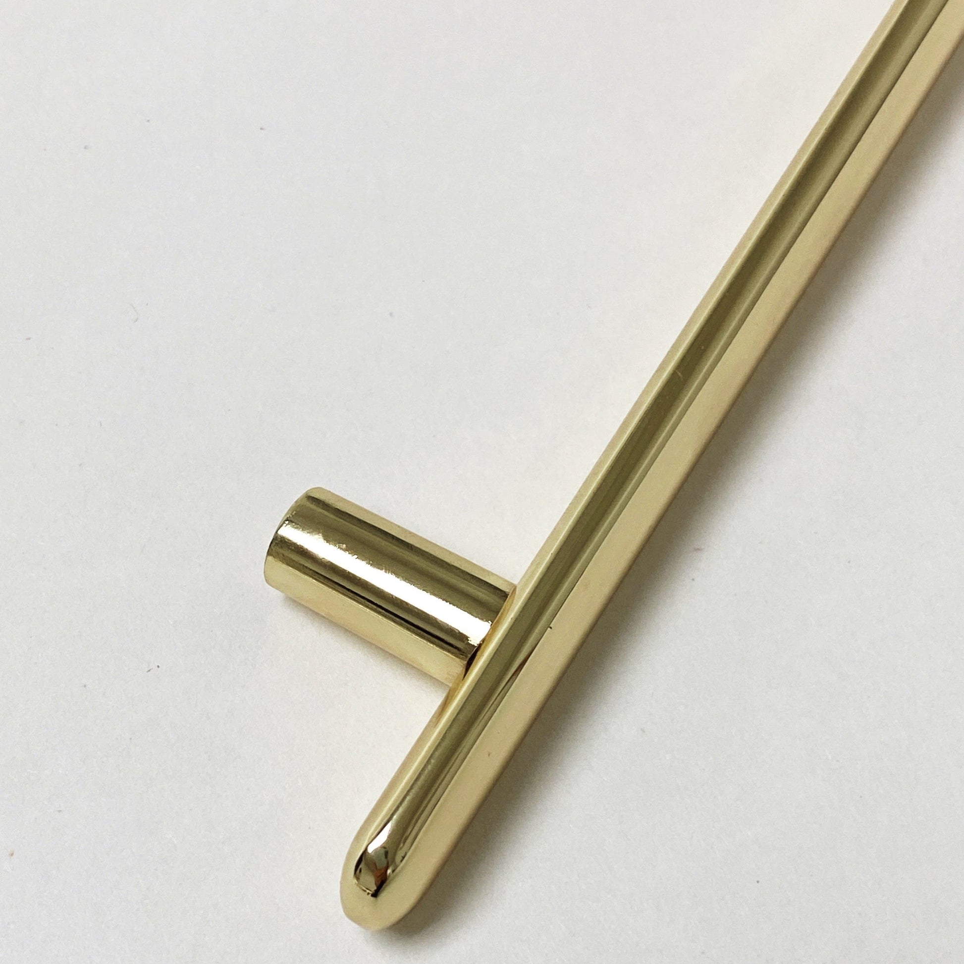 Polished Brass "Chandler" Cabinet Knobs and Drawer Pulls.