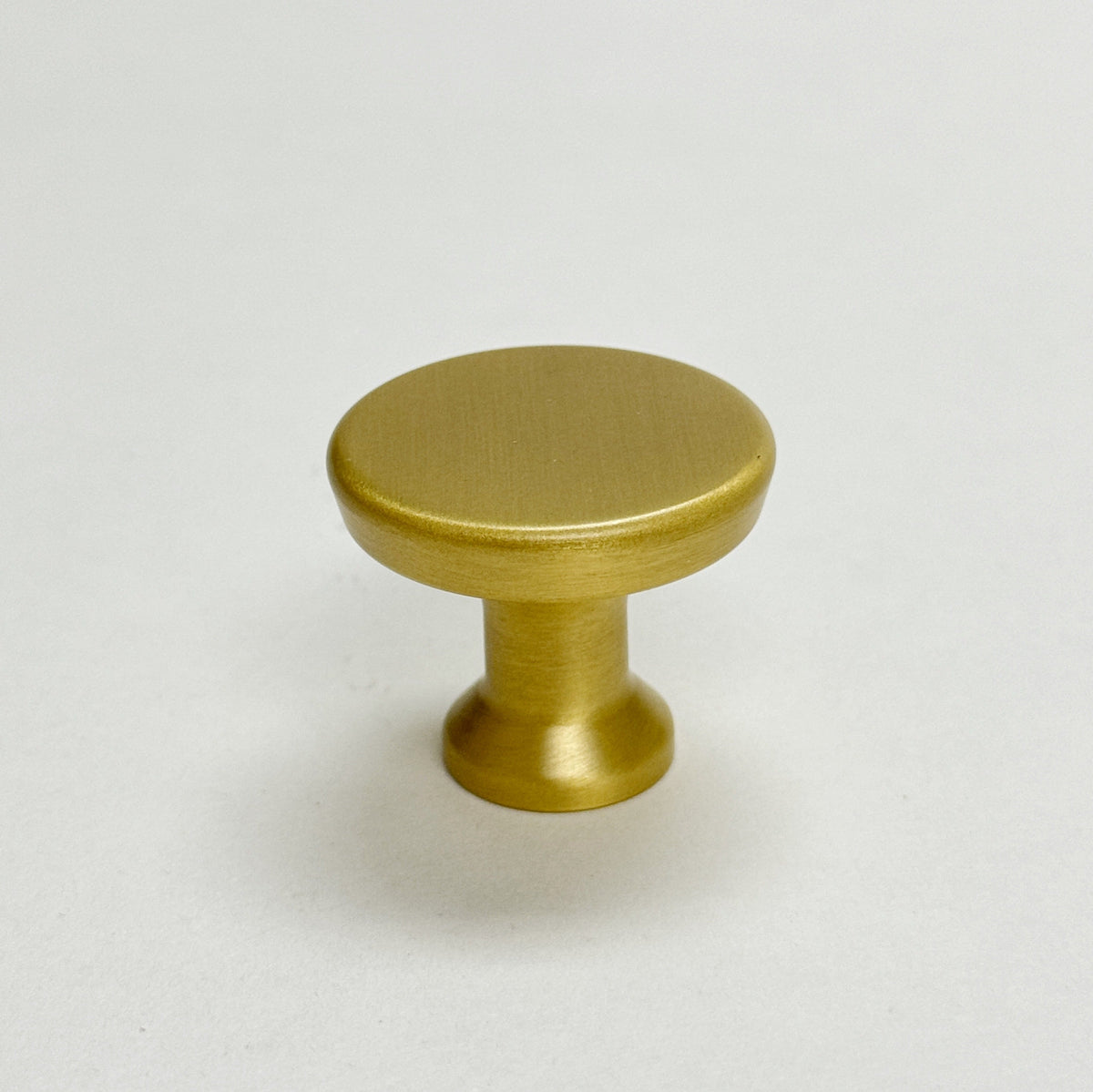 Satin Brass Cabinet Hardware "Collin" Drawer Pulls and Cabinet Knobs.