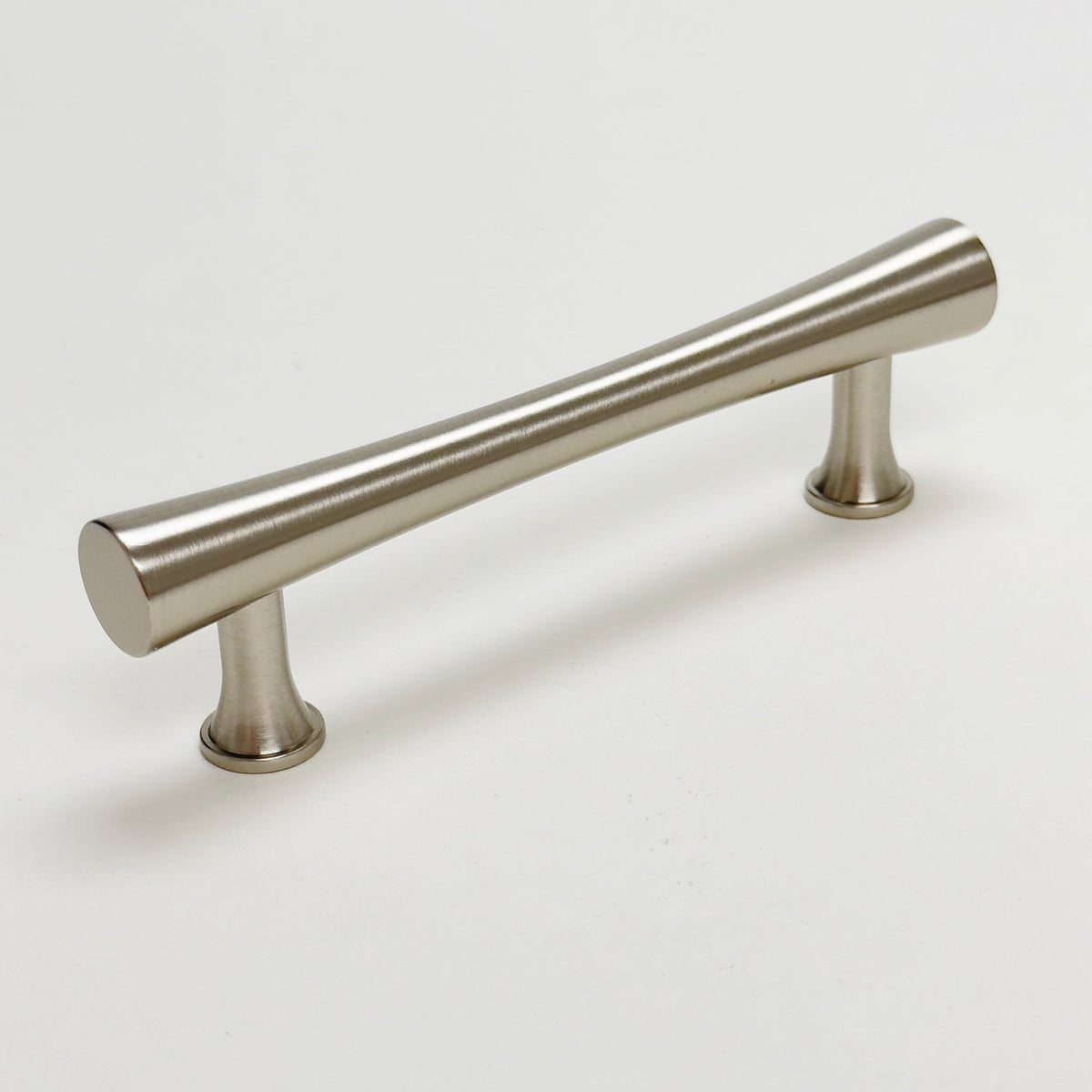 Brushed Nickel Cabinet Hardware "Collin" Drawer Pulls and Cabinet Knobs.