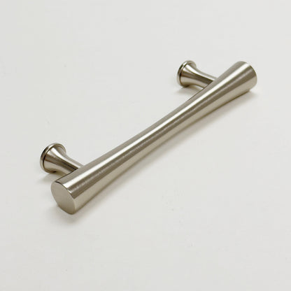 Brushed Nickel Cabinet Hardware "Collin" Drawer Pulls and Cabinet Knobs.