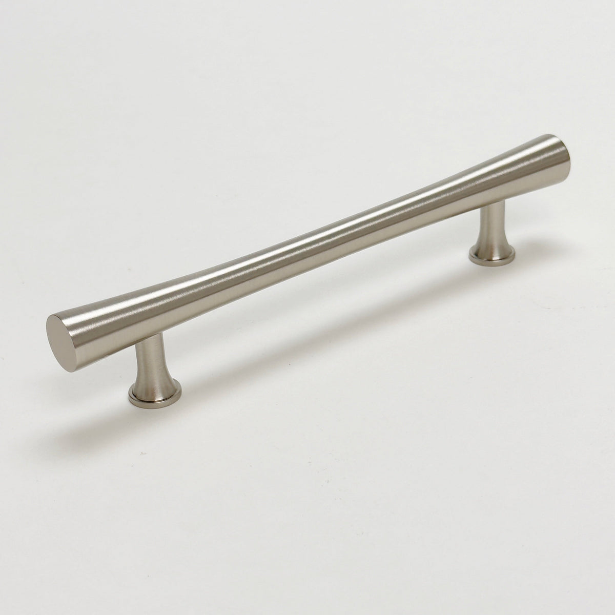 Brushed Nickel Cabinet Hardware "Collin" Drawer Pulls and Cabinet Knobs.