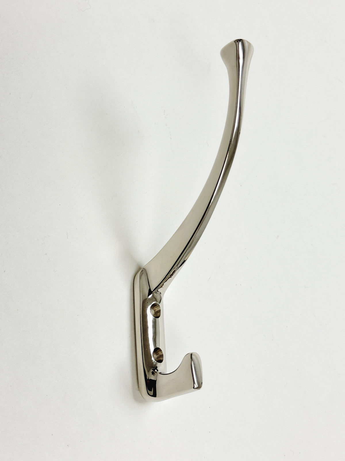Polished Nickel "Zen" Wall Coat and Hat Hook