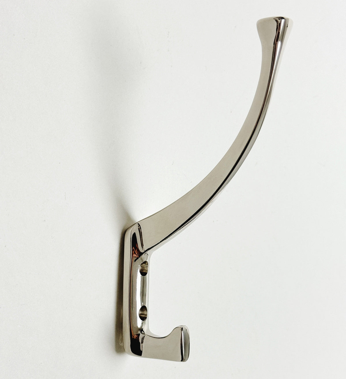 Polished Nickel "Zen" Wall Coat and Hat Hook