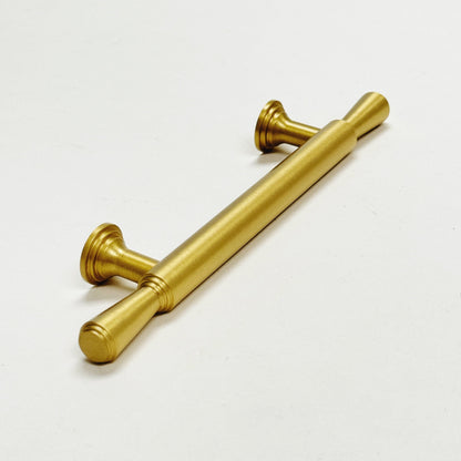 Satin Brass "Marion" Cabinet Knob and Drawer Pulls